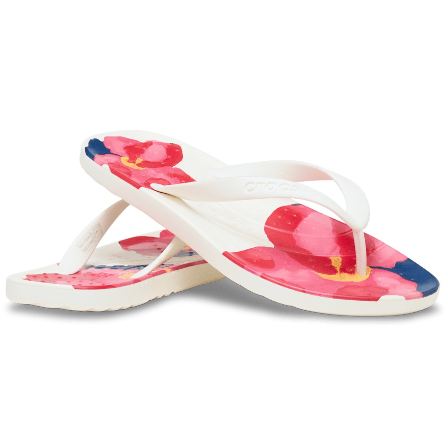 Crocs Painted Floral Flip - Image 2