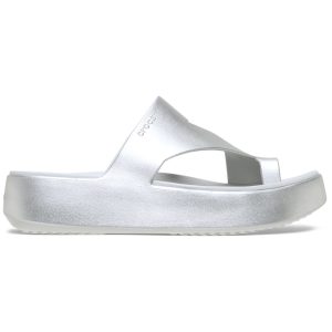 Getaway Metallic Platform Toe Loop