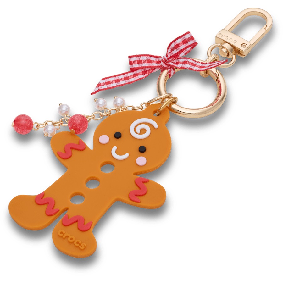 Gingerbread Man Bag Charm