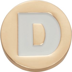 Gold Letter D