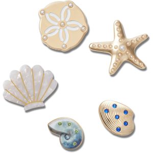 Gold Seashell 5 Pack