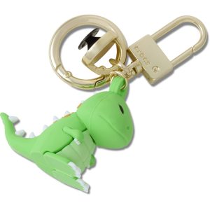 Green Dino Bag Charm