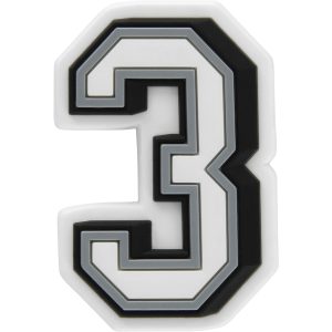 Jibbitz B&W Number 3
