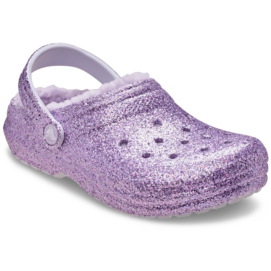 Kids' Classic Lined Chunky Glitter Clog - Image 4