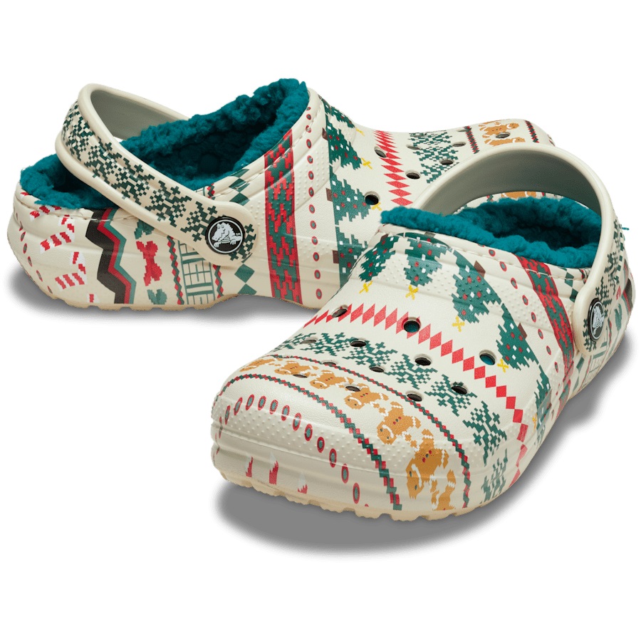 Kids' Classic Lined Fair Isle Clog - Image 2