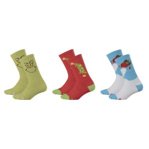 Kids' Crocs Socks The Grinch 3 Pack