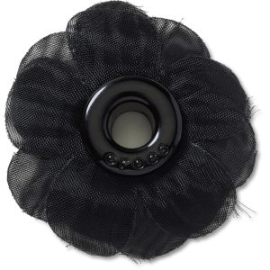 Black Chiffon Grommet