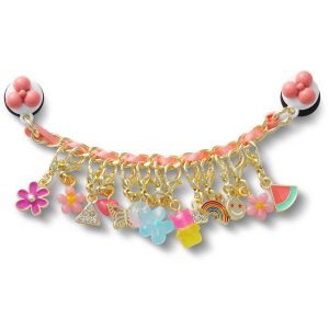 Pink Adjustable Charm Chain