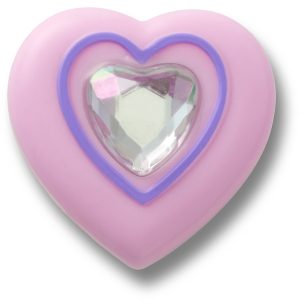 Pink Heart With Gem