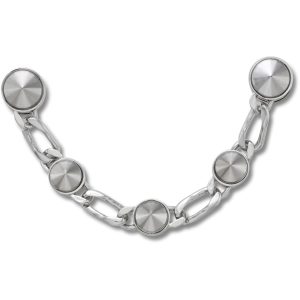 Silver Luxe Studded Chain