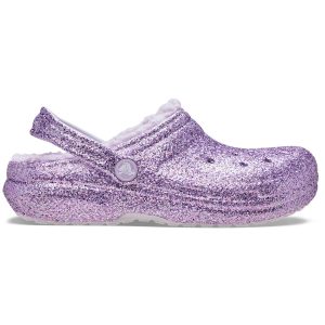 Toddler Classic Lined Chunky Glitter Clog